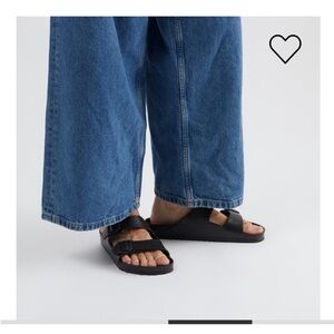 Birkenstock Men's Black Double Strap Sandals